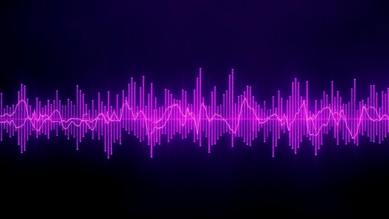 Live voice waveform of an active EchoVault agent call